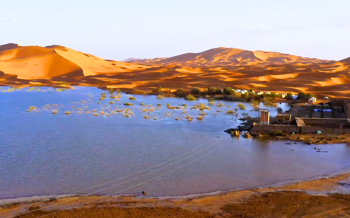 صورة لصحراء مرزوگة مأخودة عن موقع الماديالنا