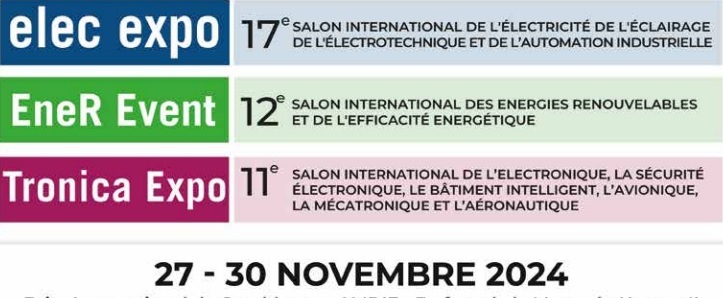معارض EneR Event وelec expo وTronica expo.. الموعد المنتظر لصناعة الطاقة في الدار البيضاء