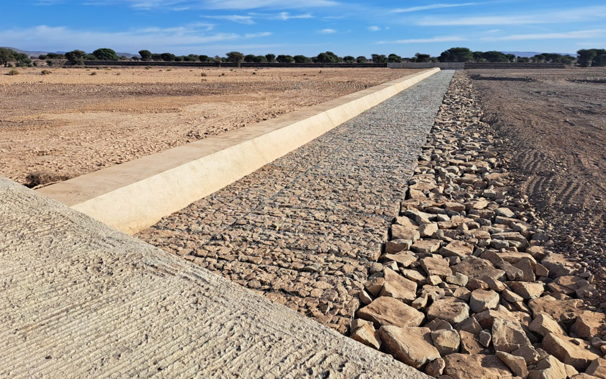 كلميم.. إنجاز عتبات مائية لتوفير المياه وحماية أرواح المواطنين من الفيضانات