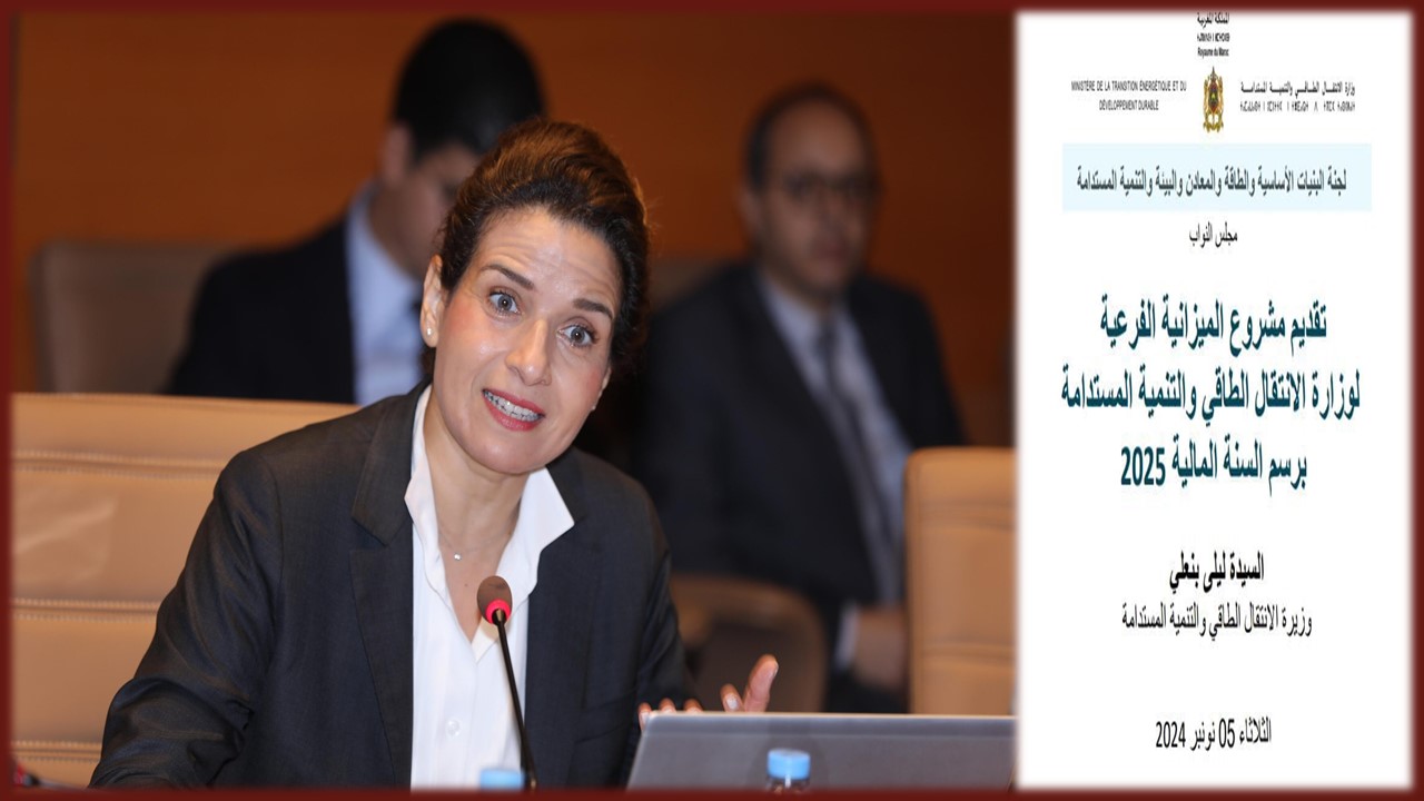 ليلى بنعلي تعرض الميزانية الفرعية 2025.. رؤية جديدة للتحول الطاقي والتنمية المستدامة في المغرب