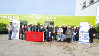 طلبة باحثين في زيارة ميدانية لمنبت ” TOP MNASRA PEPINIERE
