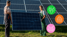 هل تكفي الطاقة الشمسية و الريحية لسنة 2024 في تقليل انبعاثات الغازات الدفيئة؟