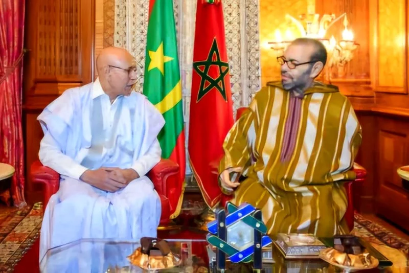 جلالة الملك يستقبل الرئيس الموريتاني لتعزيز الشراكة الثنائية