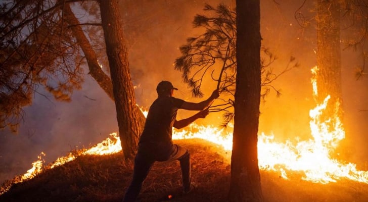 تصاعد حرائق الغابات في تشيلي