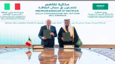 السعودية وإيطاليا توقعان اتفاقية لتعزيز التعاون في الطاقة النظيفة والهيدروجين