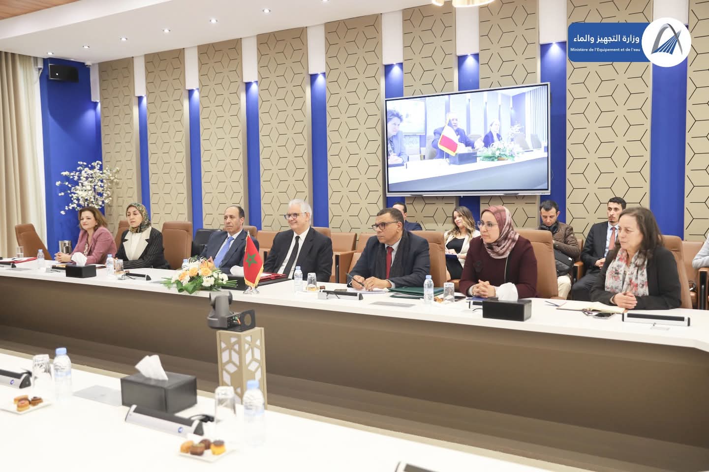 نزار بركة يستقبل وفدا عن مجلس الشيوخ الفرنسي