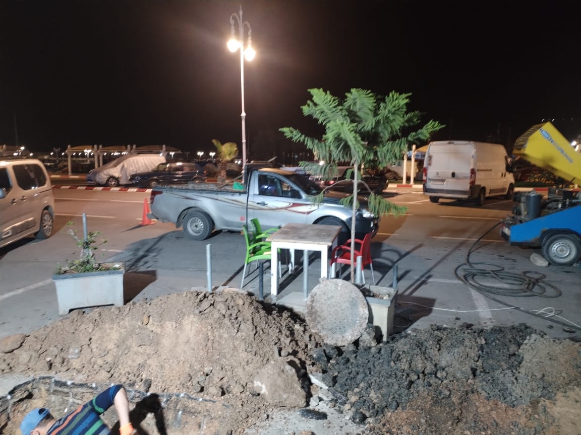 الحسيمة عطب محطة ضخ المياه العادمة بالميناء يستنفر الجهات المعنية