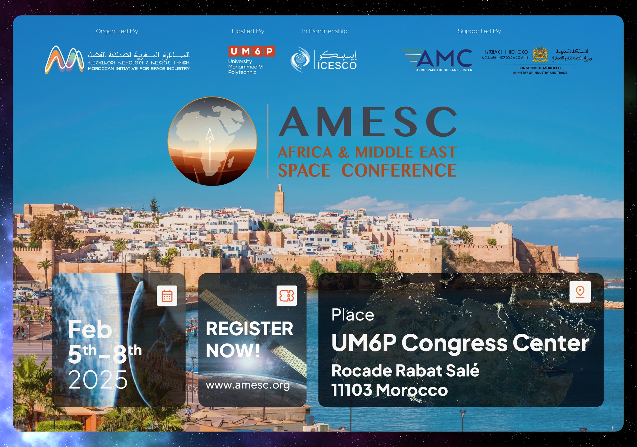 انطلاق فعاليات النسخة الأولى لمؤتمر الفضاء لإفريقيا والشرق الأوسط