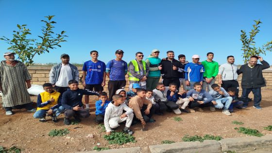 مدينة الجديدة ..جمعية الفضاء الأخضر تغرس الأشجار في حي الغزوة وتزرع الوعي البيئي لدى الأطفال