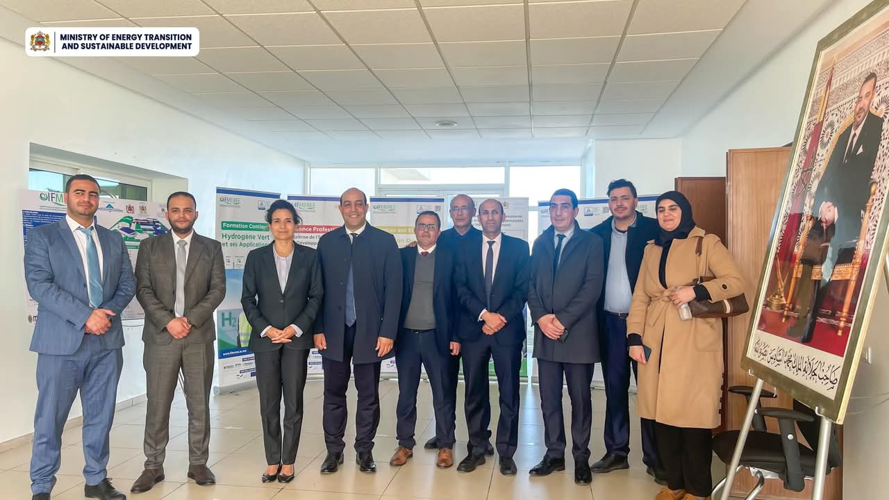 زيارة ليلى بنعلي لمعهد التكوين في مهن الطاقات المتجددة والنجاعة الطاقية على هامش مؤتمر WEFE Nexus