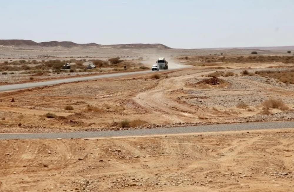 أشغال الطريق الرابط بين السمارة وموريتانيا فاقت 95%