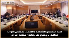 لجنة التعليم والثقافة والإتصال بمجلس النواب توافق بالإجماع على قانون حماية التراث