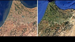 صورة اليوم.. المغرب قبل و بعد التساقطات المطرية الأخيرة