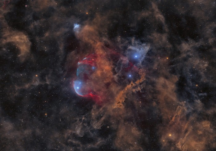 اكتشاف بقايا مستعر أعظم جديد من مرصد أوكايمدن الفلكي "سكايلا "