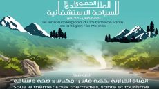 مجلس جهة فاس-مكناس ينظم المنتدى الجهوي الأول للسياحة الاستشفائية