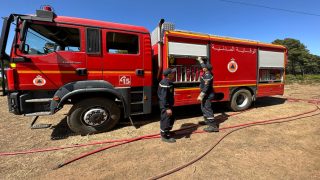 طنجة.. غابة الصنوبر مازالت تحترق