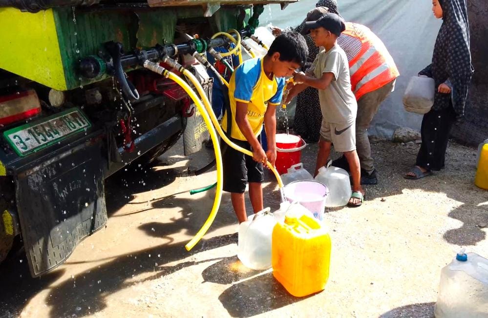 اليونيسيف.. الوضع المائي بغزة كارثي