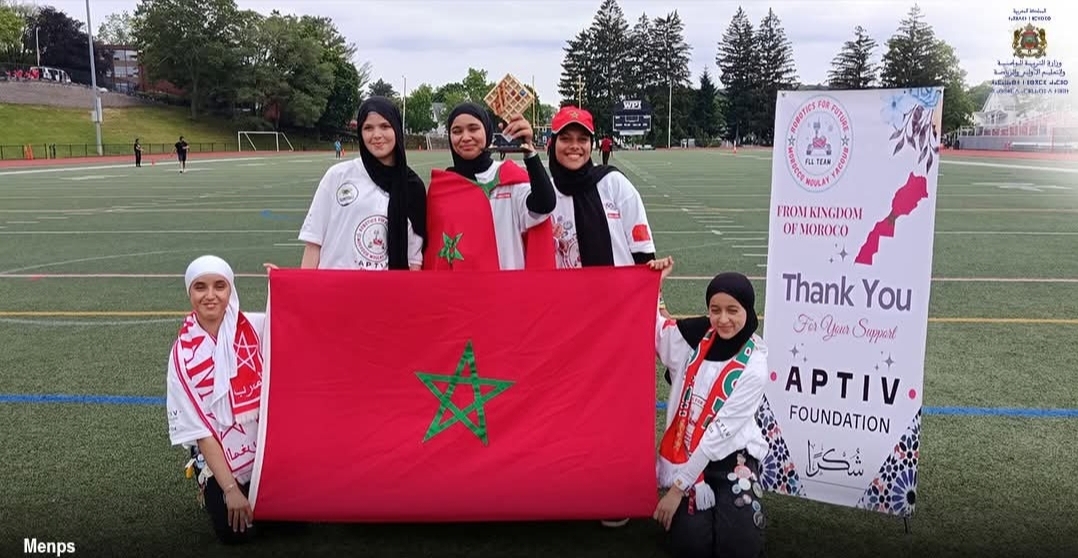 تتويج الفريق المغربي “Robotics For Future” بالجائزة الأولى عالميا في فئة أداء الروبوت