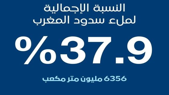 سدود المغرب تحت عتبة 38% رغم تحسن طفيف مقارنة بالسنة الماضية