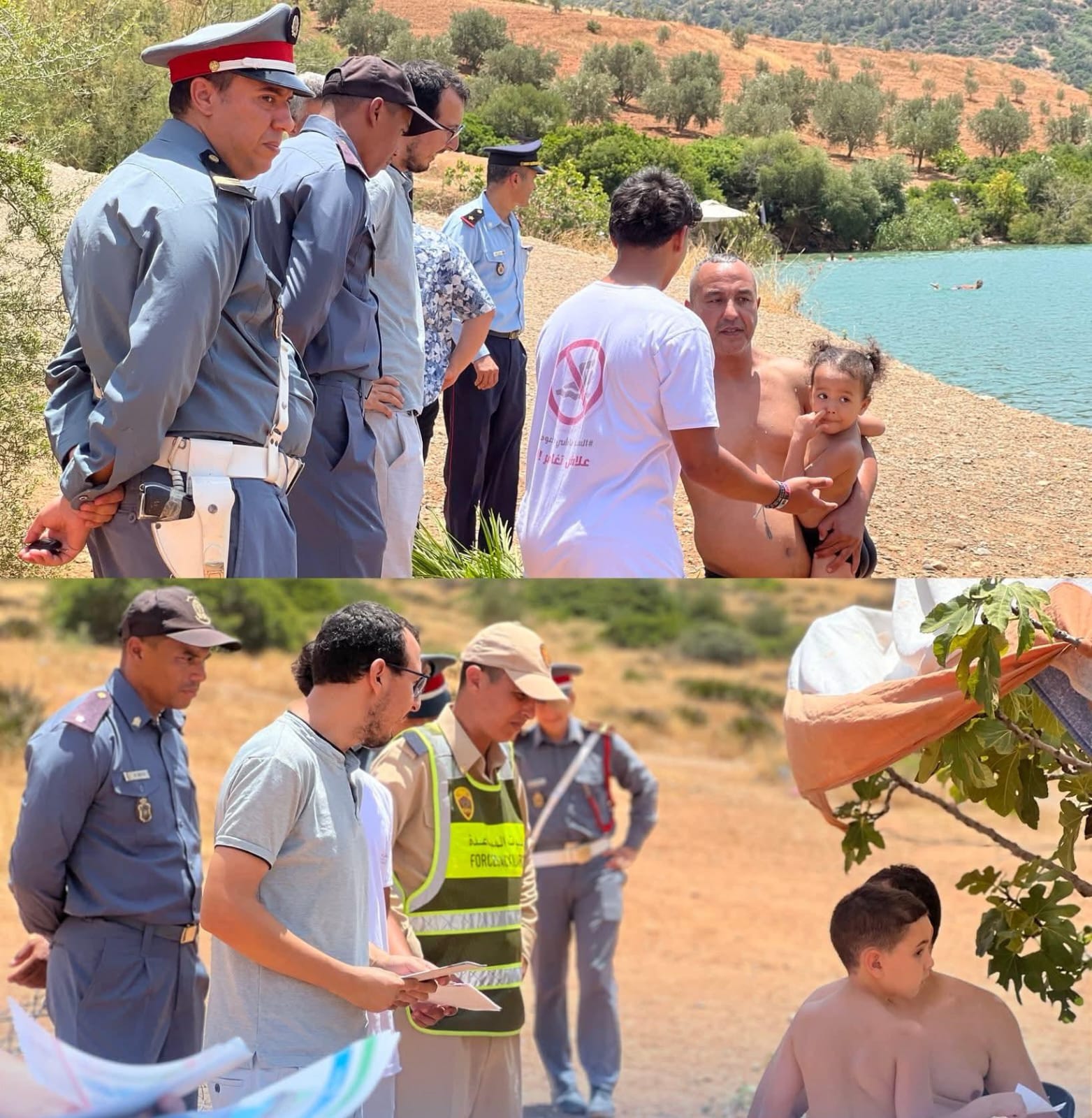 حملة التوعية بمخاطر السباحة في مياه السدود تحط الرحال بحوض علال الفاسي 
