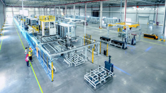 ترينا ستورج المزود العالمي الرائد لحلول تخزين الطاقة تعلن عن تطوير مصنعها الذكي