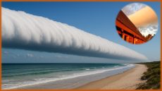 السحابة الأسطوانية.. الأسطوانة السماوية المتدحرجة عبر الأفق