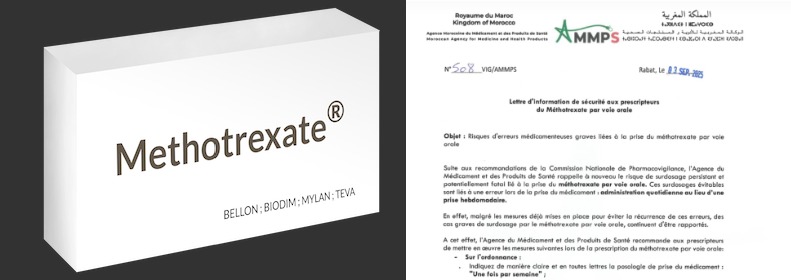 الوكالة المغربية للدواء تحذر من أخطاء جرعات الميثوتركسات الفموي