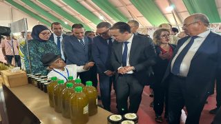 لحسن السعدي للمعرض الجهوي للاقتصاد الاجتماعي والتضامني بورزازات