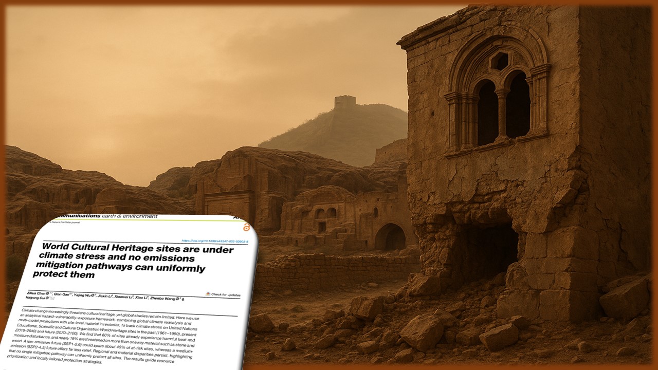 المناخ يهدد ثلثي مواقع التراث الثقافي في العالم