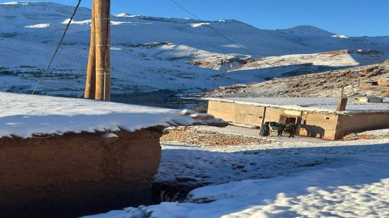 أحوال جوية قاسية تشل الحركة بمرتفعات درعة تافيلالت