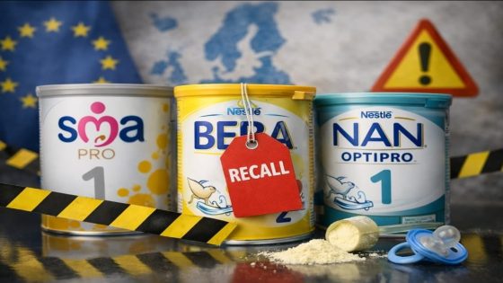 أوروبا.. سحب احترازي لمنتجات حليب أطفال بسبب مخاوف صحية 