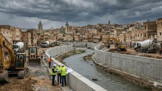 فاس.. انطلاق تهيئة واد المهراز لحماية الأحياء من الفيضانات