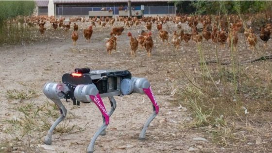 كلب روبوتي يقتحم المزارع: ثورة زراعية جديدة تقلل الهدر بنسبة 95٪