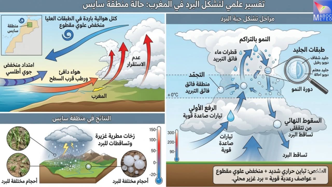 لماذا التساقطات الرعدية الأخيرة في المغرب؟
