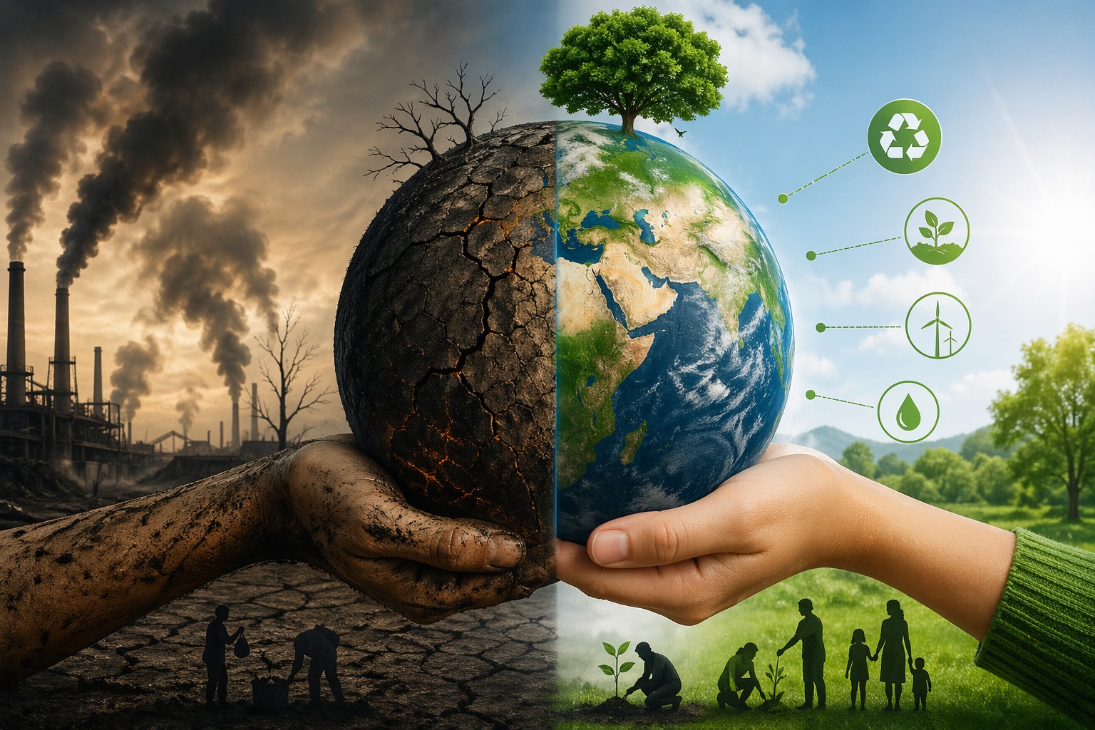 *هل يرتبط نجاح حماية البيئة بتغيير سلوك الإنسان؟*