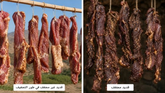 القَدِّيد المغربي: من وسيلة للحفظ إلى موضوع للدراسات الصحية