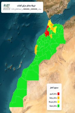 نشرة إنذارية.. ANEF تحذر من مخاطر اندلاع الحرائق الغابوية