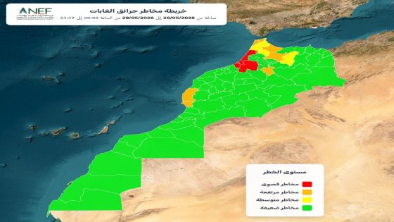 نشرة إنذارية.. ANEF تحذر من مخاطر اندلاع الحرائق الغابوية