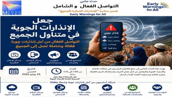 الأرصاد الجوية المغربية.. نحو إنذارات جهوية مفهومة ومتاحة للجميع 