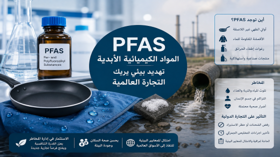PFAS أو المواد الكيميائية الأبدية.. تهديد بيئي يربك التجارة العالمية