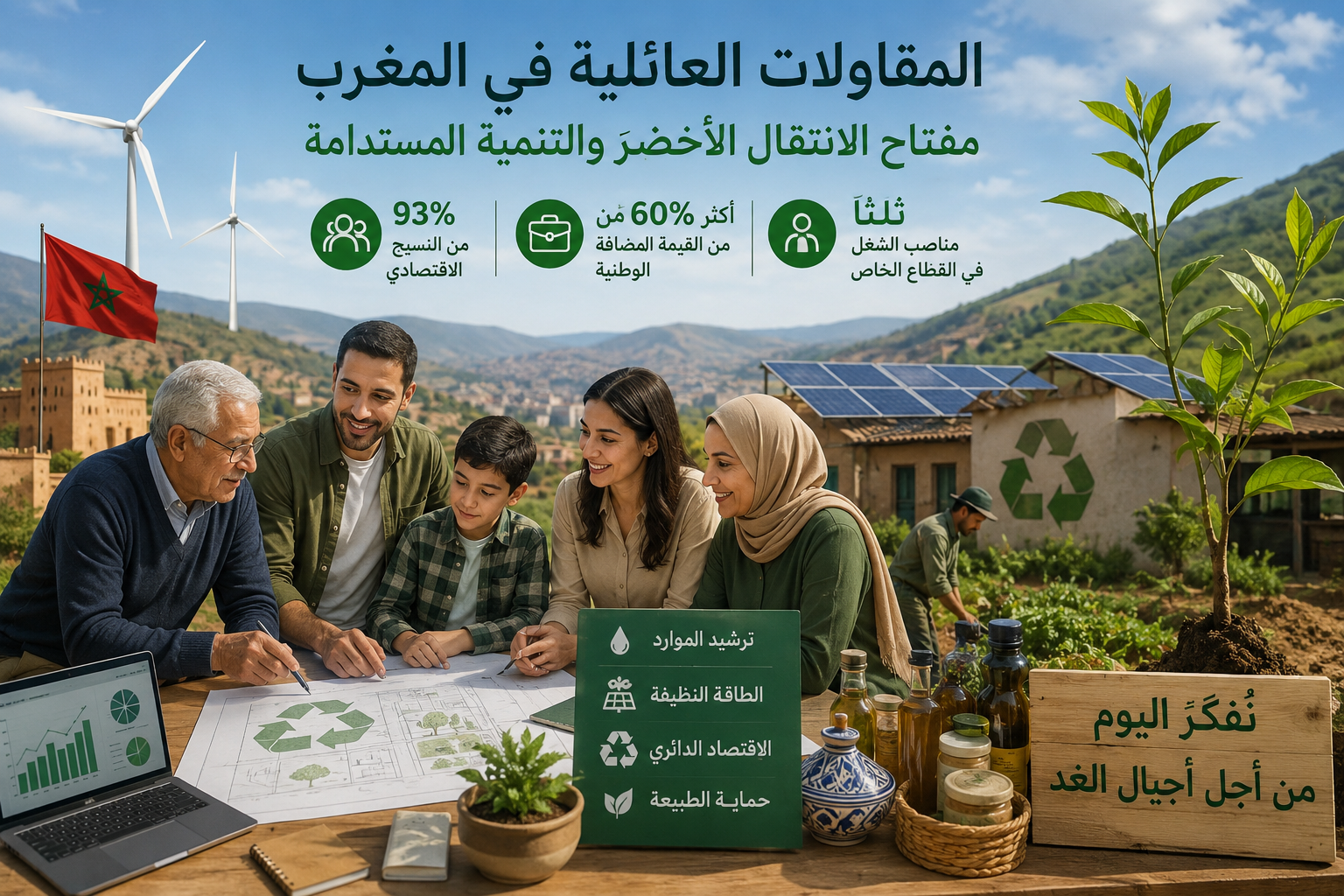 93% من النسيج الاقتصادي المغربي: لماذا تعد المقاولات العائلية مفتاح الانتقال الأخضر؟